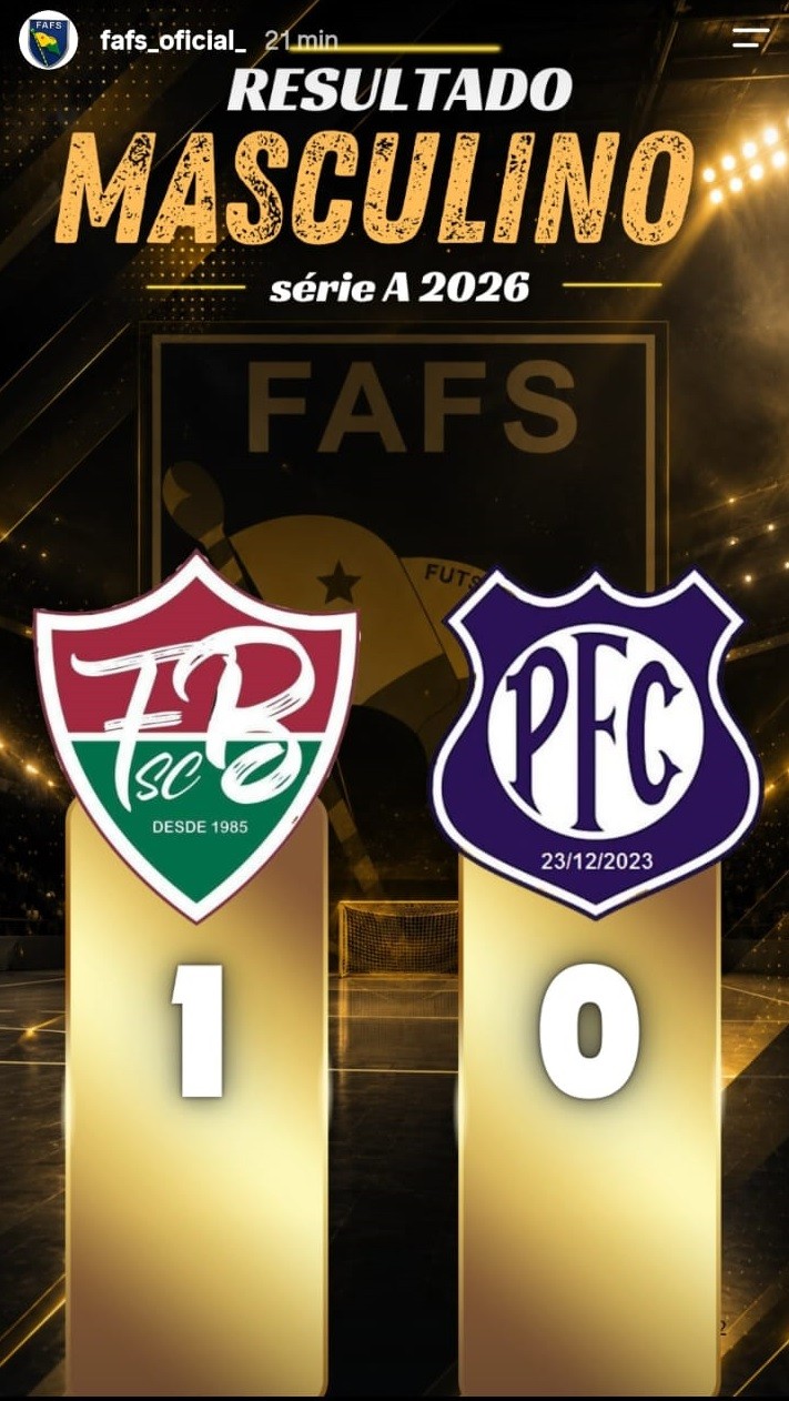 Capixaba e Quinari empatam e Flu da Bahia vence a 1ª na Série A do Acreano de Futsal