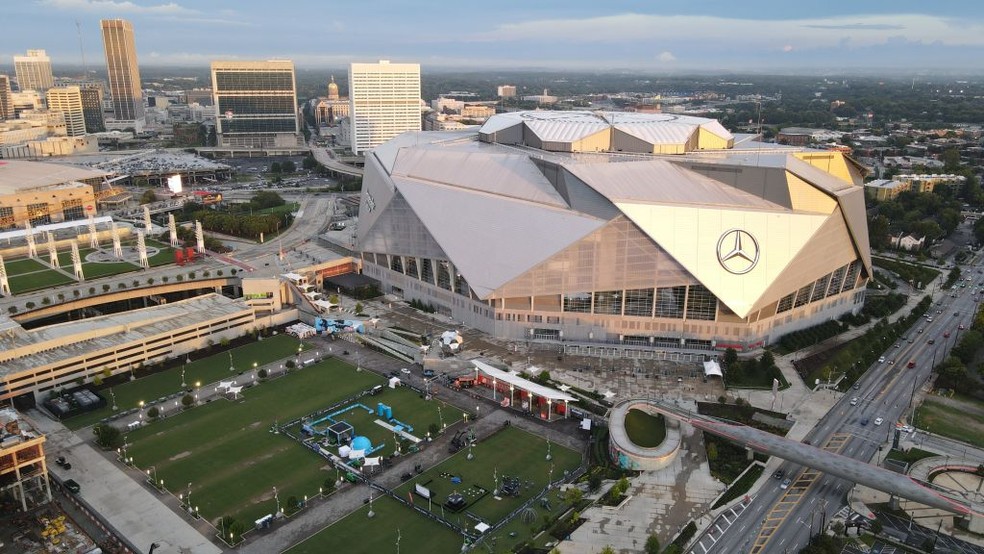 Estádio Mercedes-Benz, de Atlanta, será uma das 16 sedes da Copa do Mundo de 2026 — Foto: Getty Images