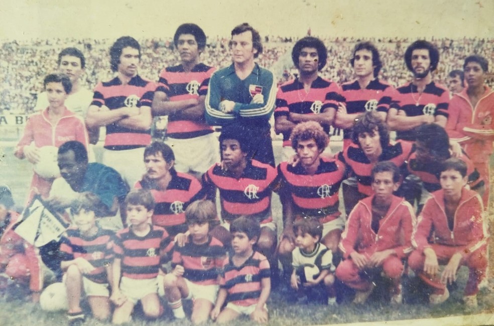 Flamengo em 1980  Foto: Arquivo pessoal