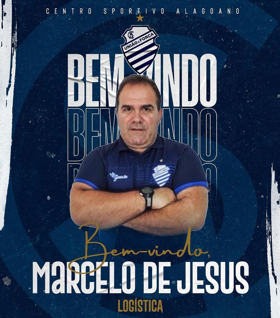 CSA anuncia Marcelo de Jesus para logística — Foto: Divulgação / Ascom CSA