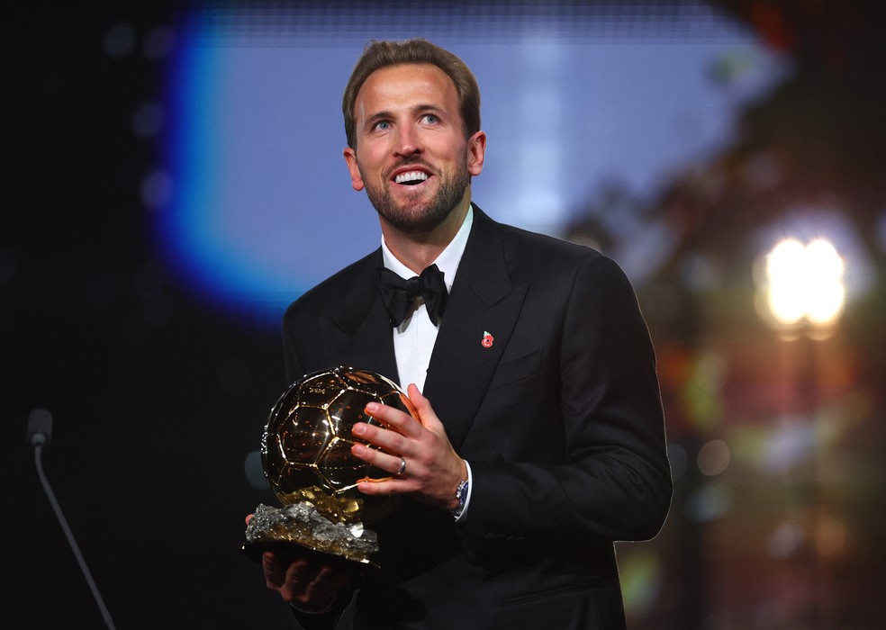 Harry Kane vence a Bola de Ouro 2026 — Foto: Matthew Childs