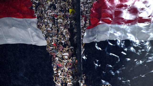 Torcida do S&atilde;o Paulo contra o Corinthians