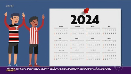 Com mercado agitado, 2024 já começou para Náutico e Santa Cruz - Programa: Globo Esporte PE 