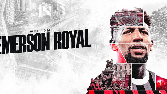 Milan anuncia a contratação do lateral Emerson Royal