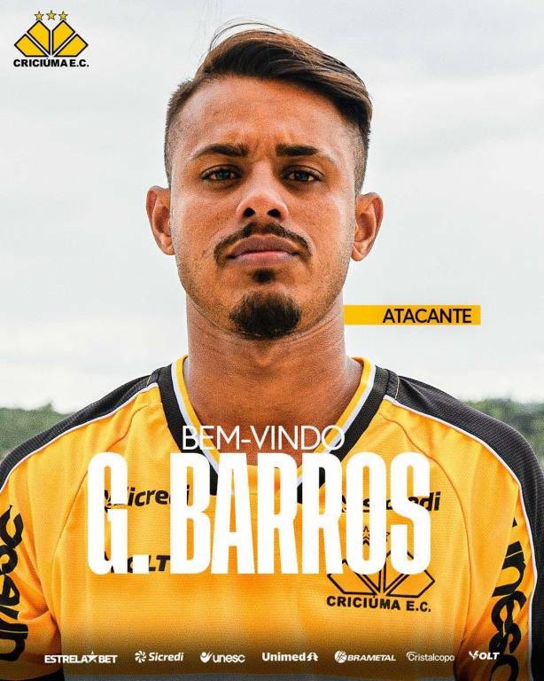 Criciúma anuncia meia-atacante Gabriel Barros