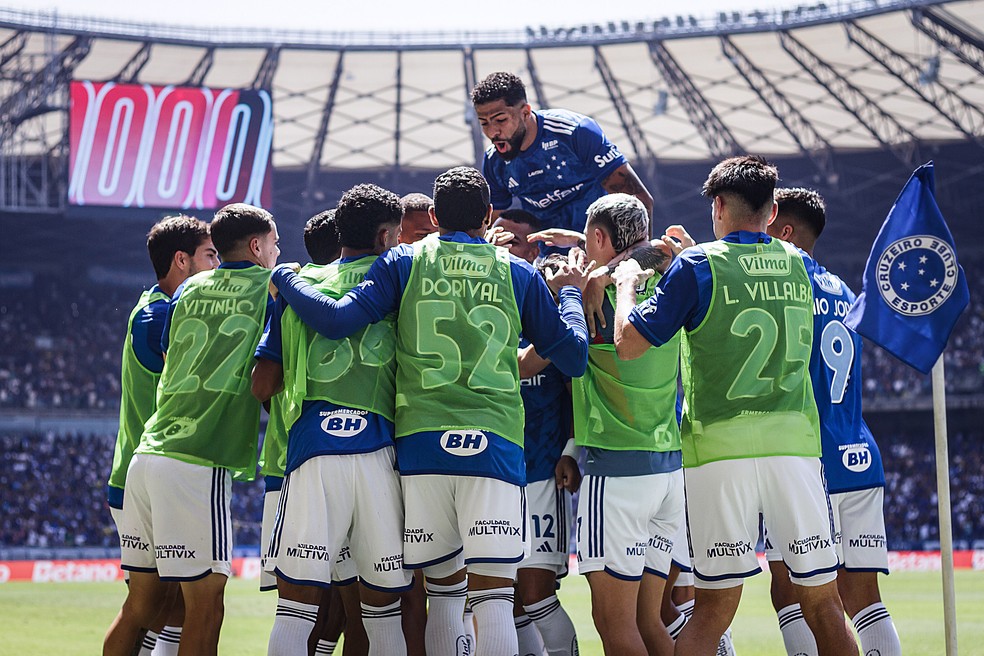 Time do Cruzeiro — Foto: Gustavo Aleixo/Cruzeiro