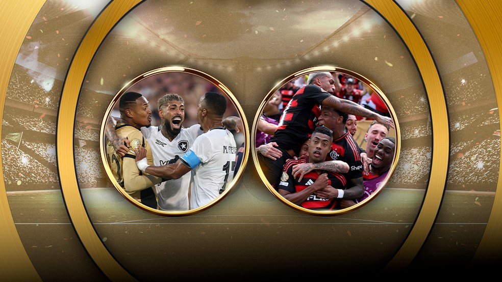 Botafogo e Flamengo vem chamando a atenção nesta Copa do Mundo de Clubes — Foto: Arte/Redação