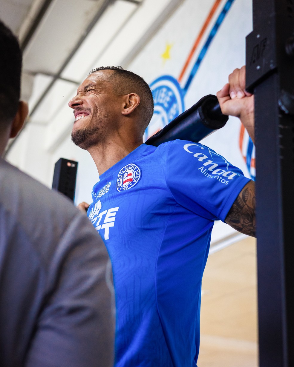 David Duarte se machucou na partida contra o Fortaleza — Foto: Letícia Martins / Divulgação / EC Bahia