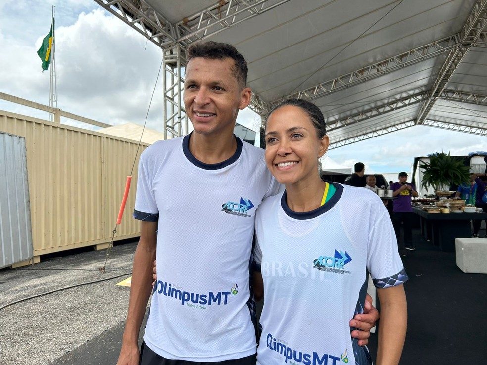 Wendell Jeronimo e Susane Martins — Foto: Vitória Maria