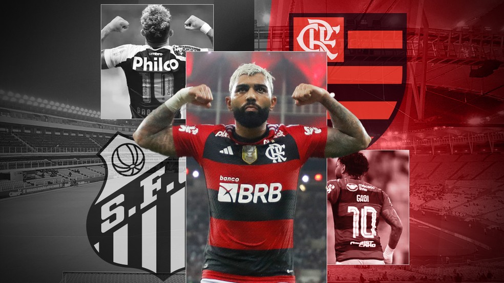 Camisa Jogo Santos x Flamengo, do Gabi, Autografada pelo elenco – HAT TRICK  DO GABI – Play For a Cause