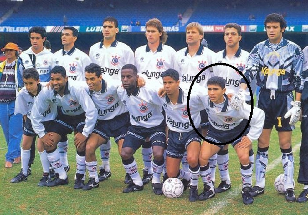 Souza jogou no Corinthians entre 1994 e 1998 — Foto: Reprodução