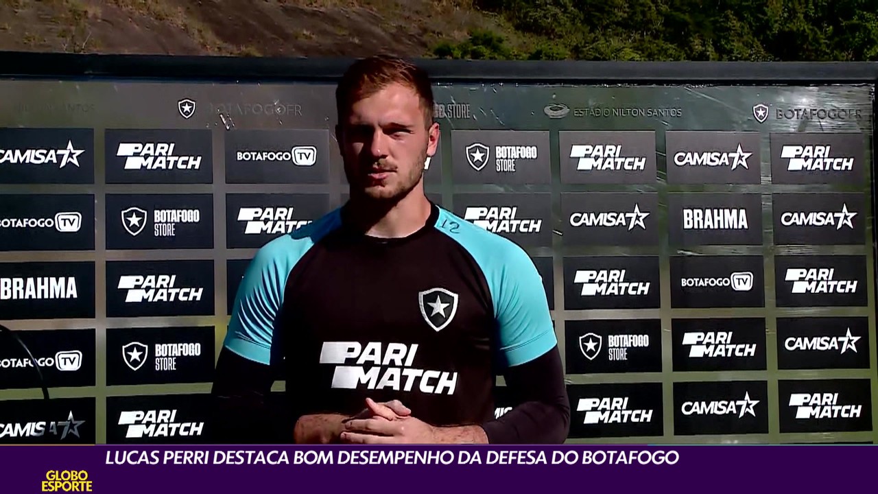 Lucas Perri destaca bom desempenho da defesa do Botafogo