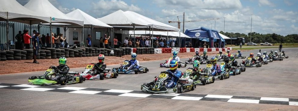 1ª Etapa do Campeonato Regional de Kart — Foto: Michel Alvim/Secom-MT
