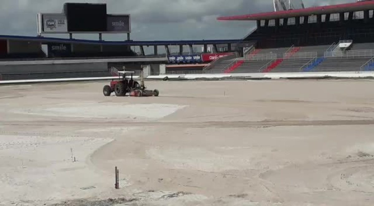 Obras de adaptação do Estádio Rei Pelé para jogos da Série A