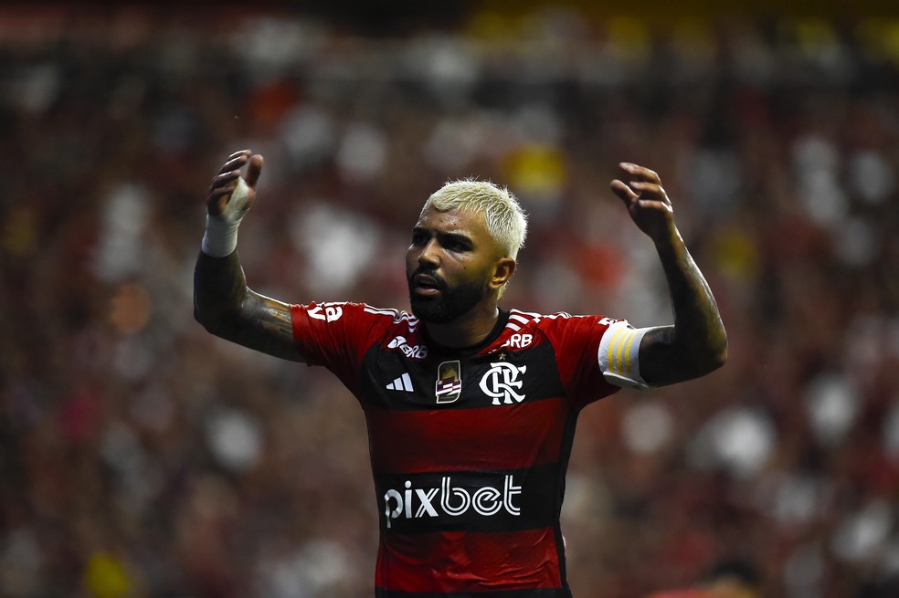 Gabigol em Flamengo x Audax — Foto: Marcelo Cortes/Flamengo