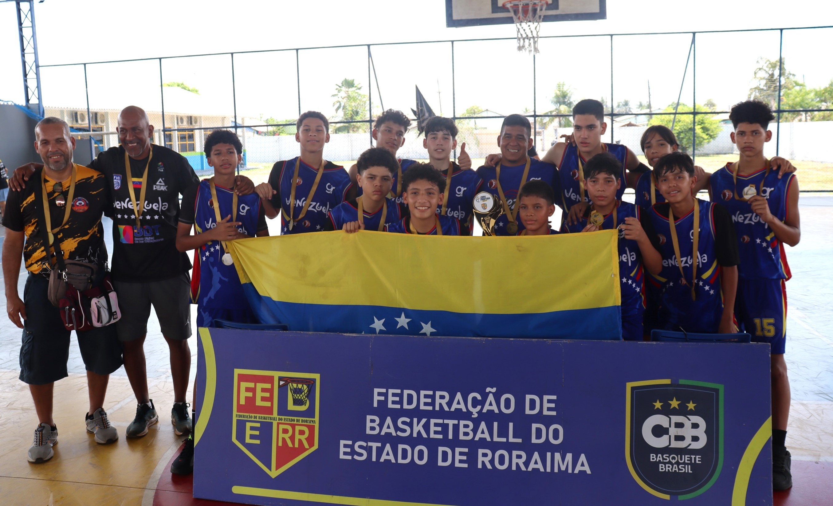 Time da Venezuela vence Copa Fronteira de Basquete Sub-14