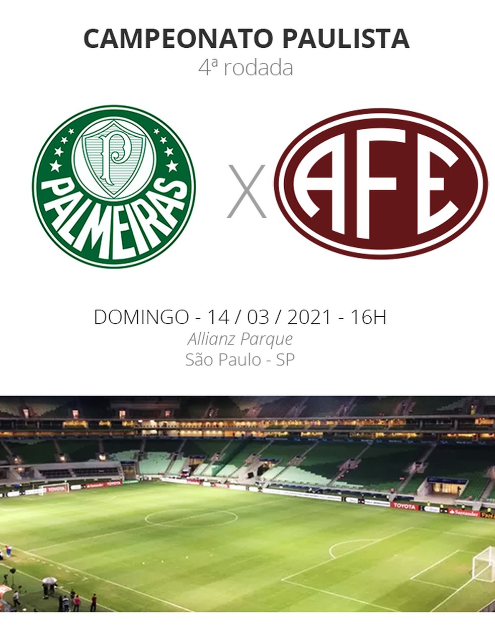 Ferrocarril Palmeiras - výsledky, program zápasů