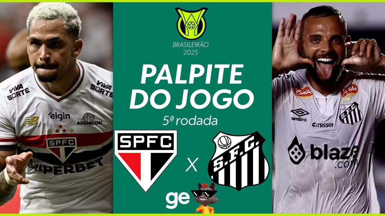 São Paulo enfrenta Santos: guia de transmissão, horário e escalações da partida