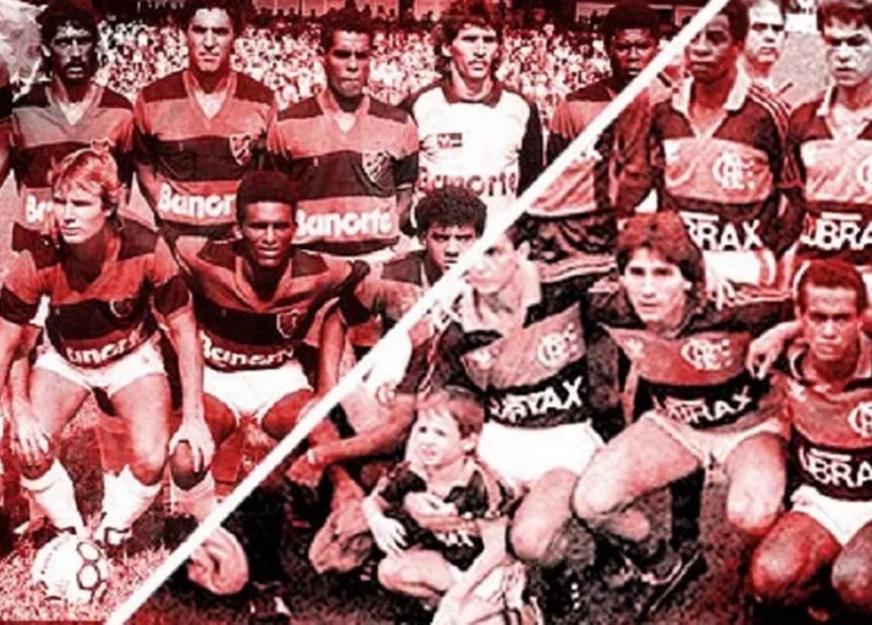 Carrossel Sport x Flamengo 1987 � Foto: Montagem sobre foto da Gazeta Press