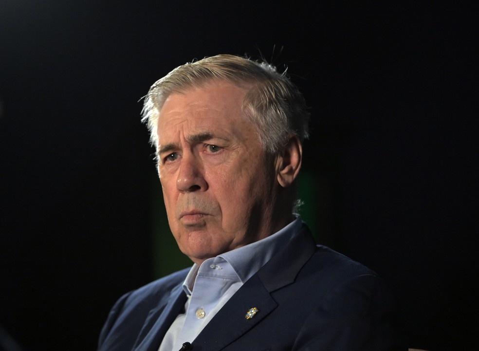 Carlo Ancelotti em entrevista ao ge — Foto: André Durão / ge