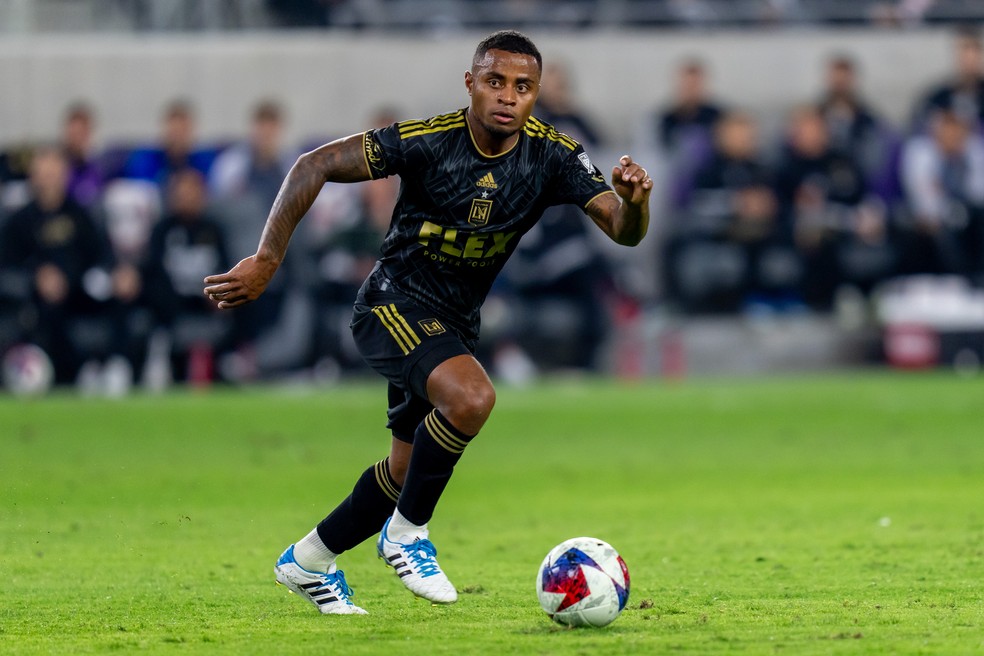 Diego Palacios em partida do Los Angeles FC — Foto: Getty Images