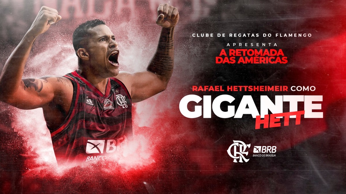 Flamengo anuncia a contratação do pivô Rafael Hettsheimeir, da seleção