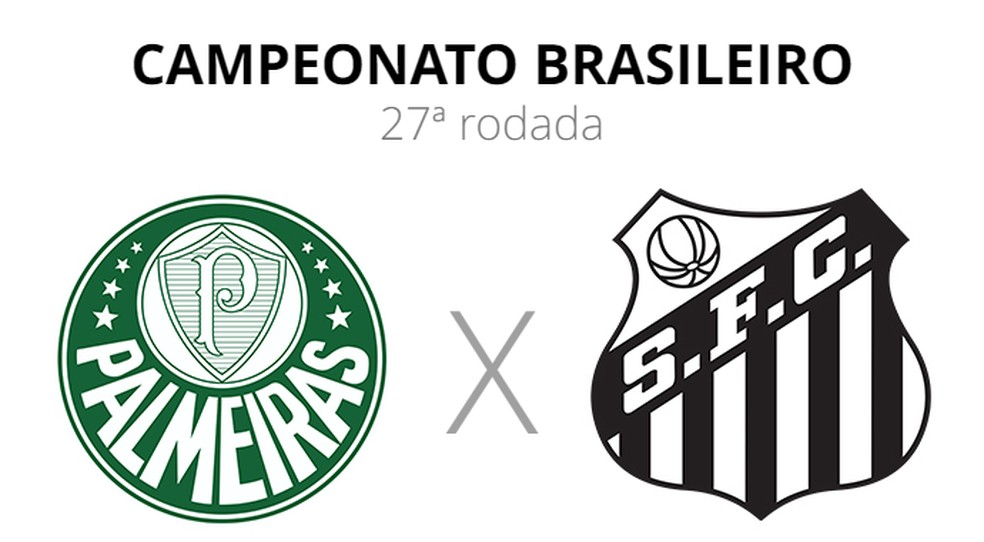 Santos x Palmeiras: veja horário e onde assistir ao vivo