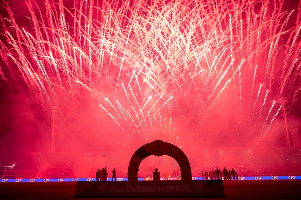 Festa da torcida do CRB contra o Figueirense — Foto: Francisco Cedrim/ASCOM CRB