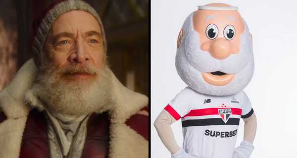 EM HOLLYWOOD! Mascote do São Paulo brilha em comercial de Natal com The Rock