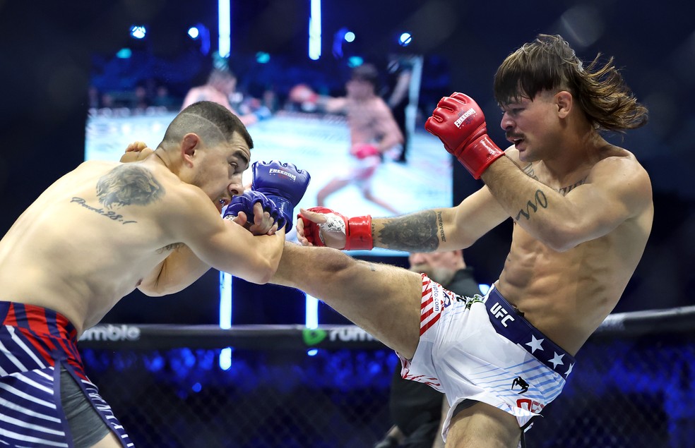 Diego Lopes subiu de categoria &mdash; Foto: Chris Graythen/Getty Images