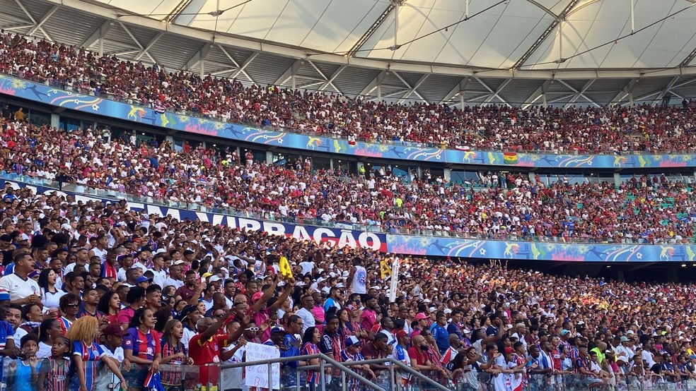 Qual foi o último jogo do Bahia na Fonte Nova?