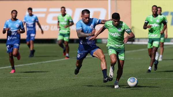 Com dois reforços: Palmeiras vence com facilidade em amistoso contra o São Bento