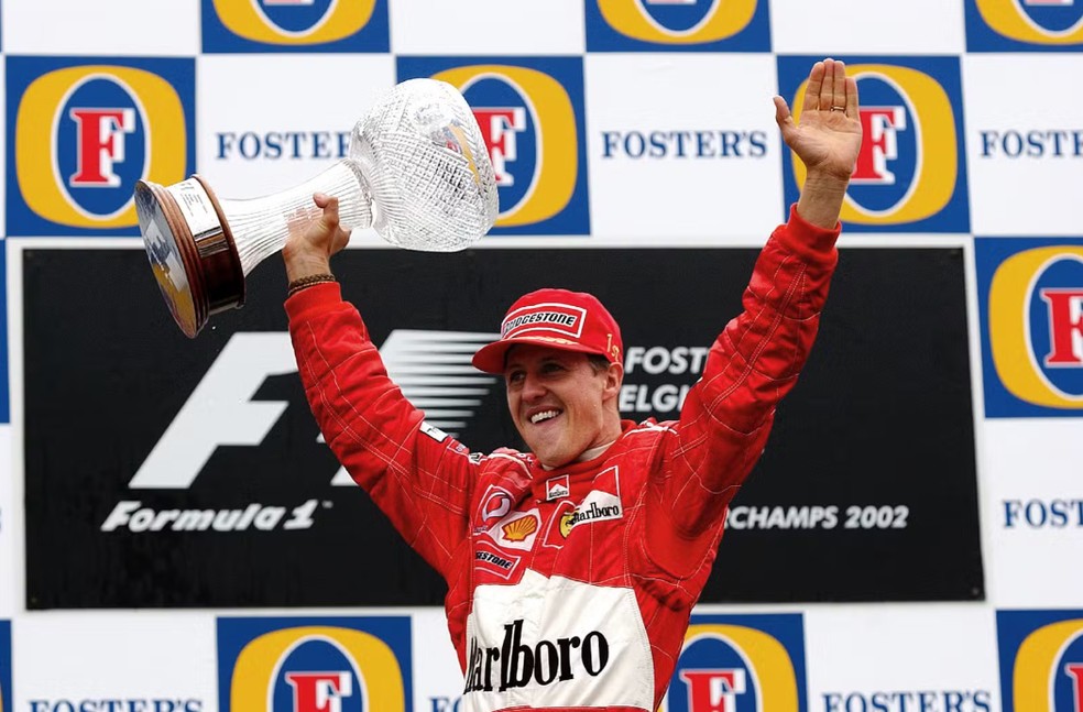 Michael Schumacher no Grande Prêmio da Bélgica em 2002 — Copa do Mundo e F1
