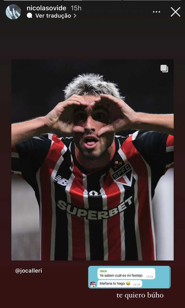 A maldita coruja! Entenda o gesto que Calleri fez ao comemorar gol do São Paulo contra o Corinthians