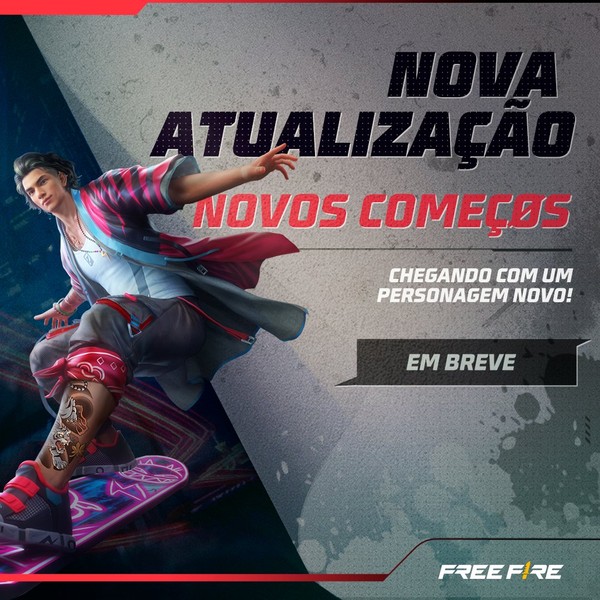 Primeira atualização de 2023 chega ao Free Fire com um novo personagem e  modos de batalha inéditos - Tecflow