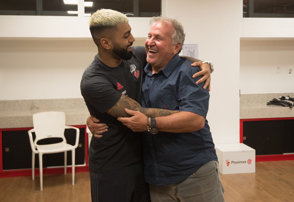 Zico Gabigol Ninho do Urubu — Foto: Divulgação