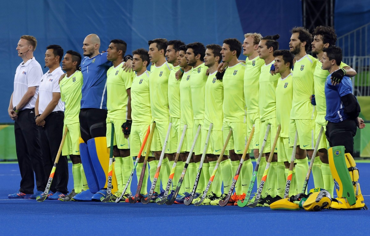 Em dia de estreia olímpica no hóquei, Brasil perde para a Espanha