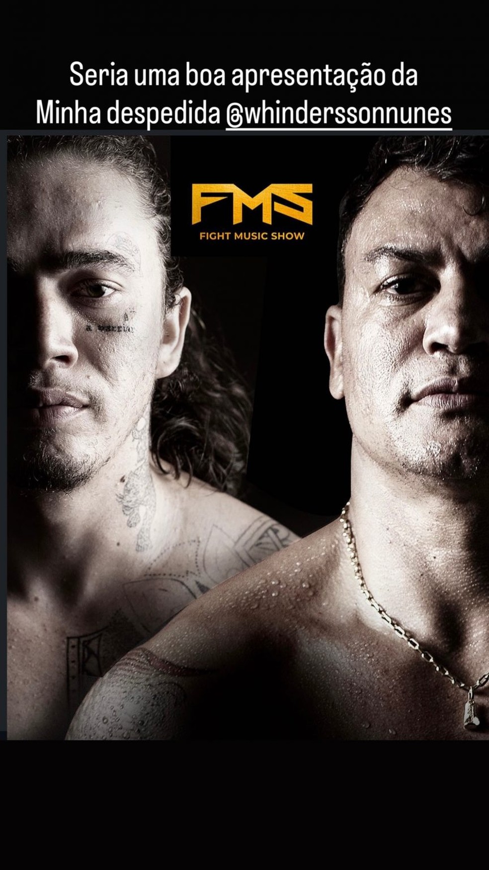 Popó sugere nova luta com Whindersson Nunes — Foto: Reprodução/Instagram