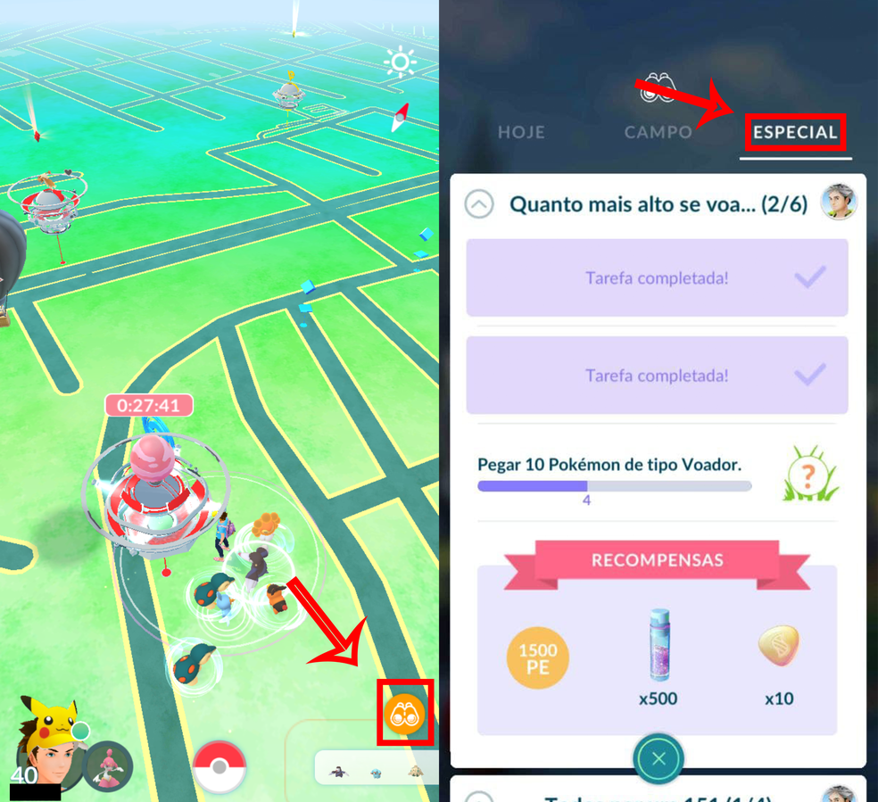 Pokémon GO: como pegar Articuno na pesquisa Quanto mais alto se