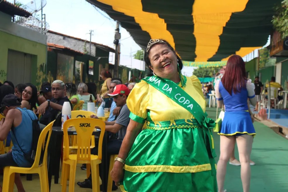 Rainha da Copa durante a Copa de 2022 — Teresina