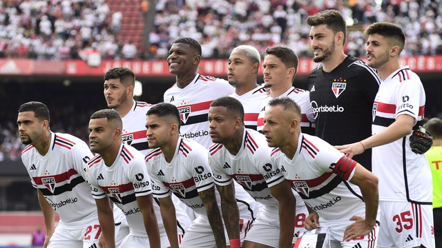 S&atilde;o Paulo x Bahia, Morumbi, time posado