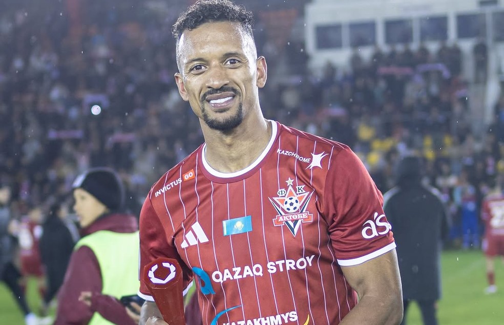 Nani foi o MVP da vitória do FK Aktobe sobre o  Yelimay — Foto: FK Aktobe