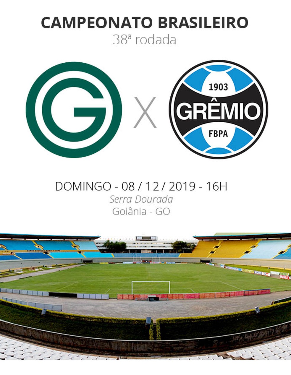 Grêmio x Goiás: veja onde assistir ao vivo, horário e escalações