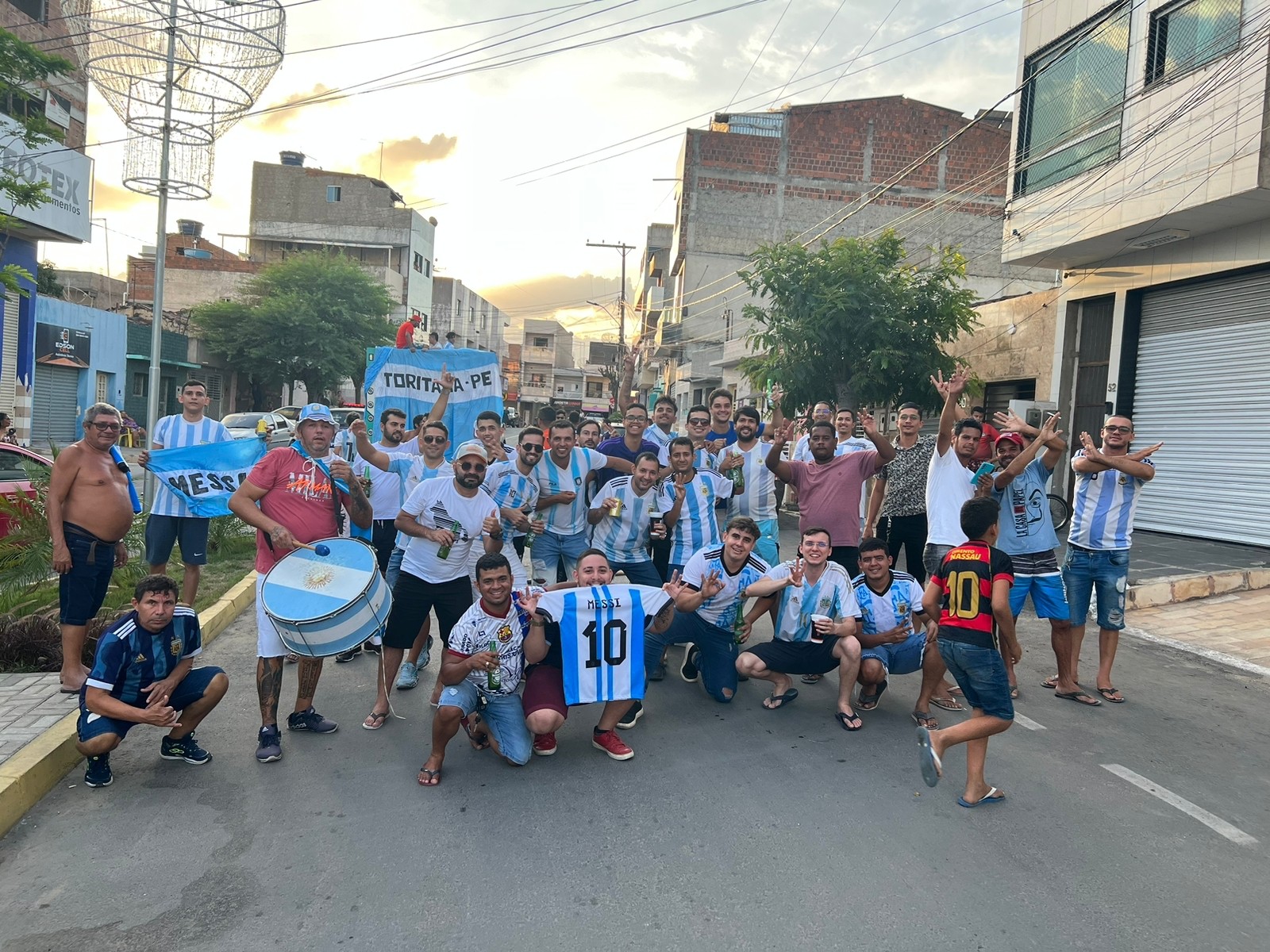 Torcedores de Pernambuco torcem pela Argentina nas semifinais do Mundial-2026