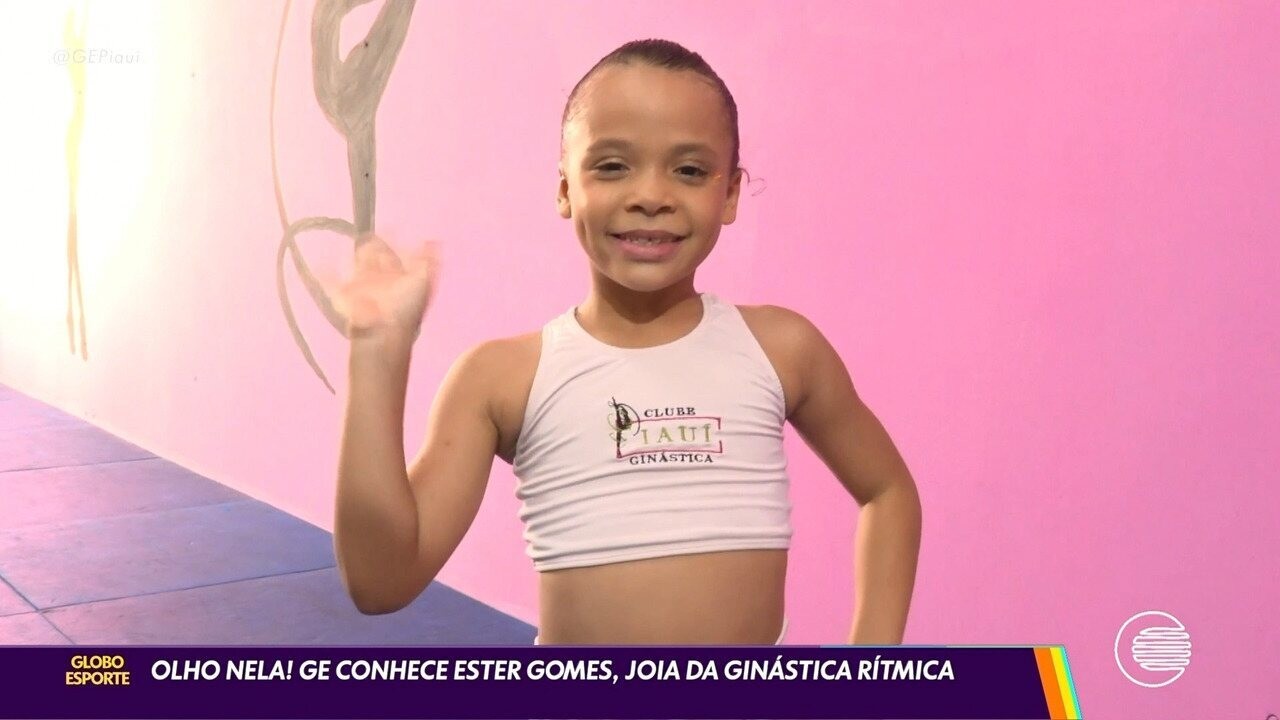 Aos 8 anos, piauiense se destaca na ginástica rítmica, acumula títulos e surge como promessa; conheça