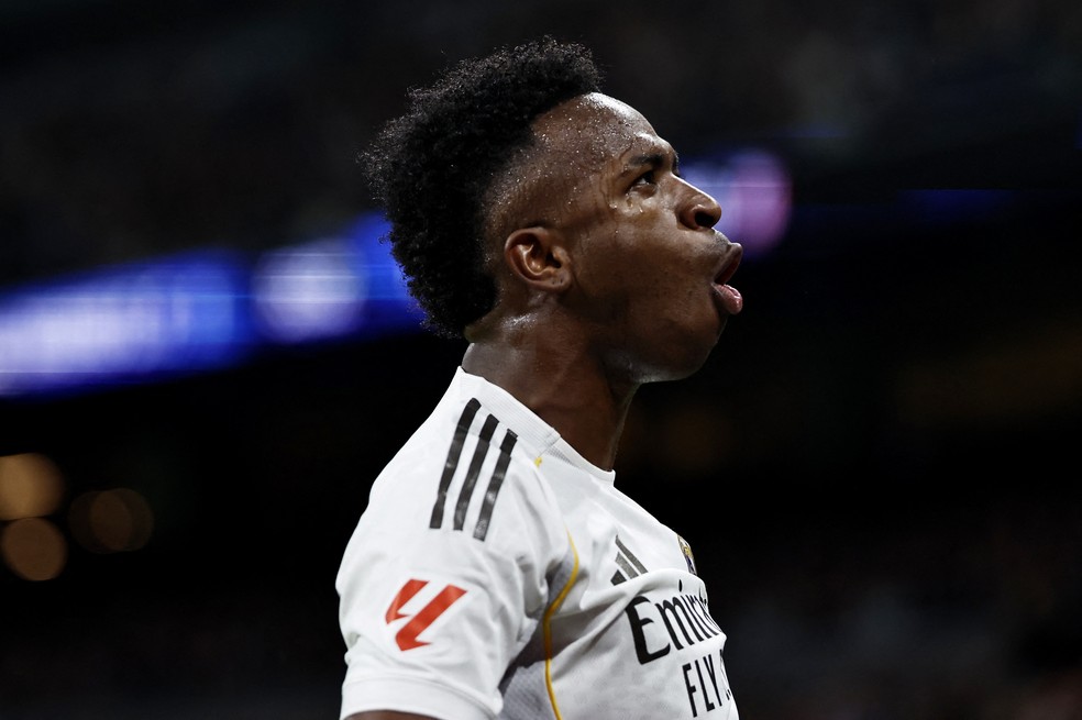 Vinicius Junior em ação pelo Real Madrid