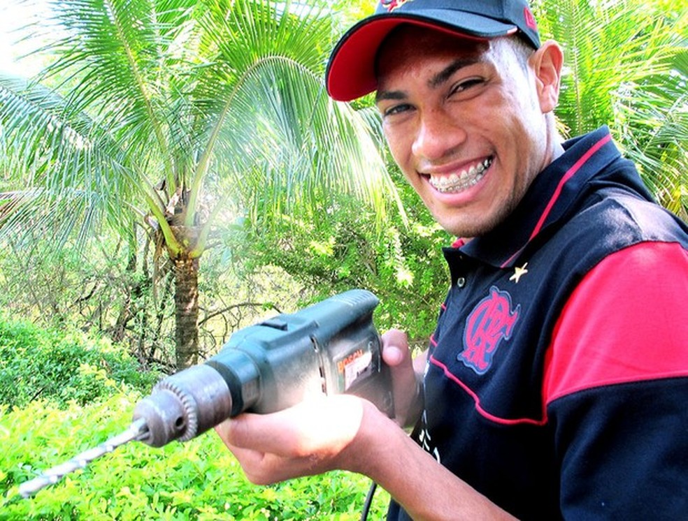Hernane Brocador na época do Flamengo — Foto: Janir Júnior