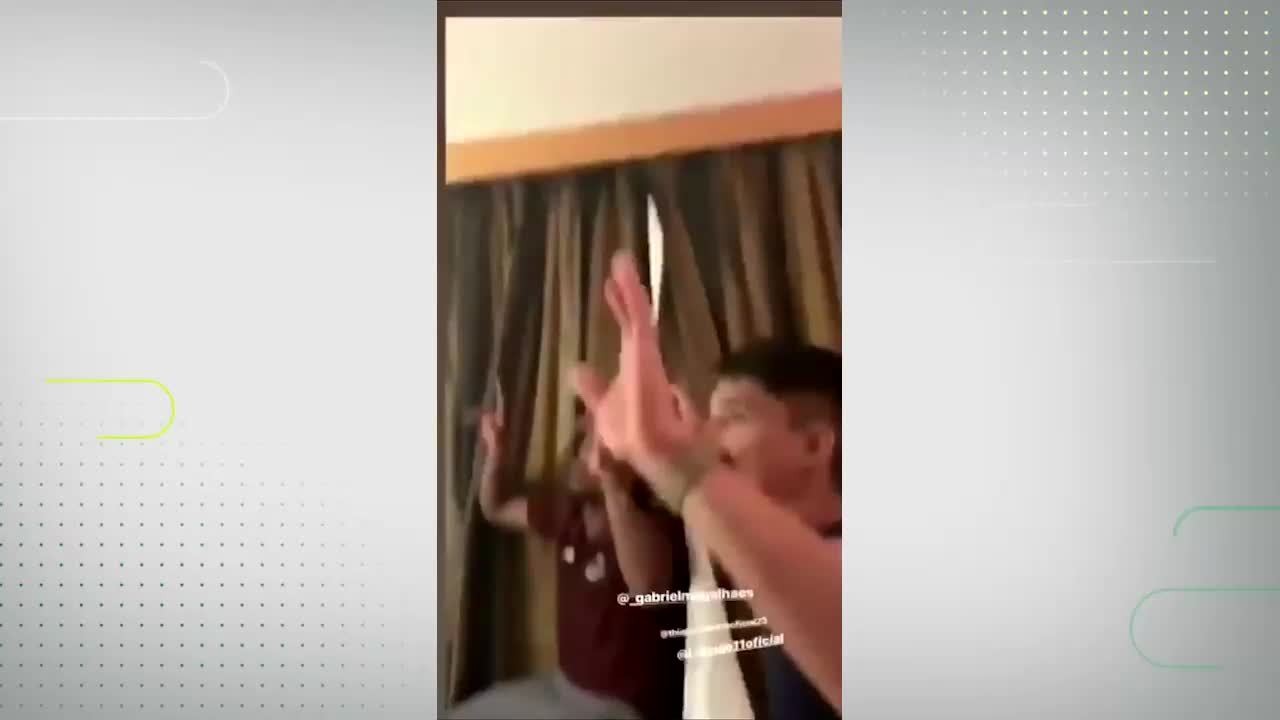 Poss&iacute;vel refor&ccedil;o do Flamengo, Luiz Ara&uacute;jo comemorou t&iacute;tulo do Flamengo com Thiago Maia