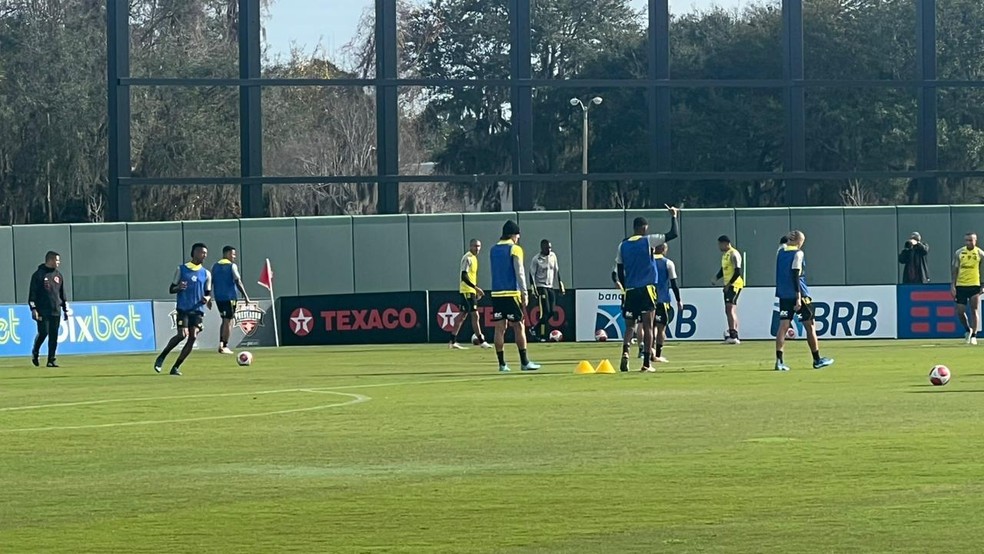 Treino Flamengo 23 de janeiro 2024 - Orlando — Foto: Letícia Marques