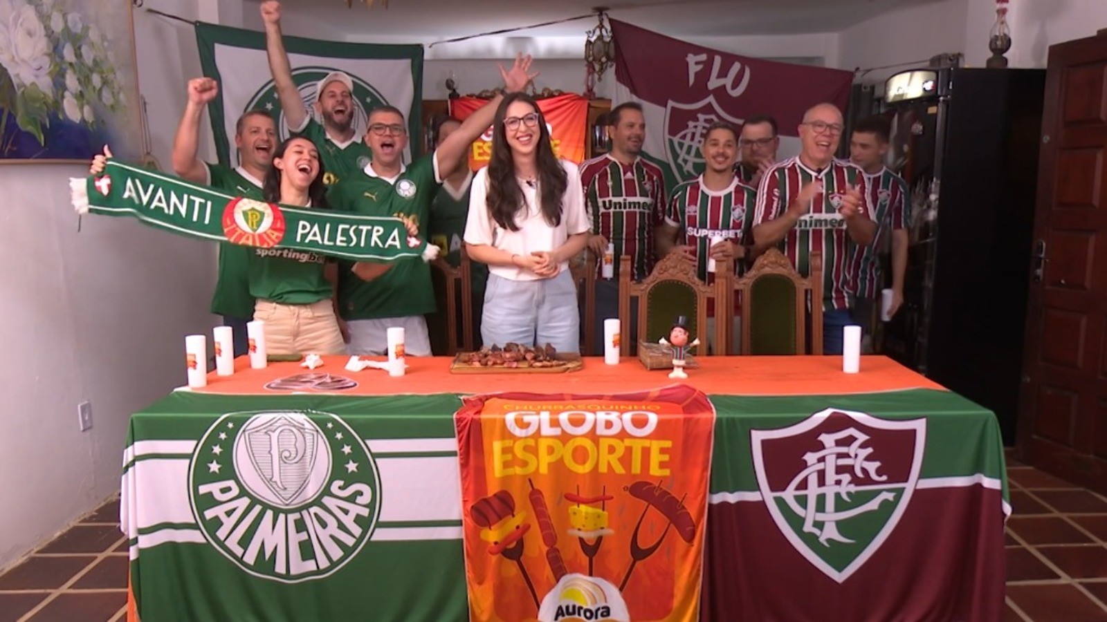 Paixão em Campo: Palmeiras x Fluminense vira churrasco épico com torcedores rivais